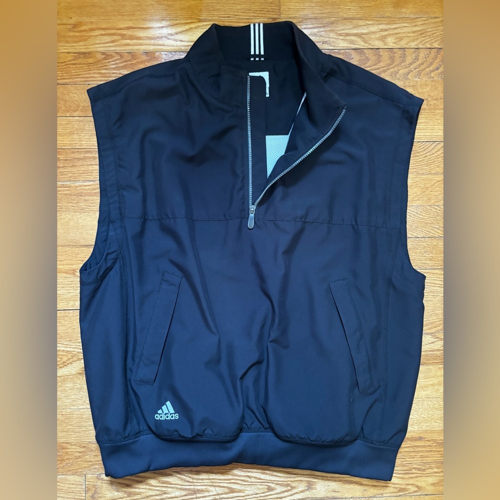 Vintage 2002 Adidas CLIMASHELL Golf Pullover w/Zippered Pockets - Picture 4 of 13